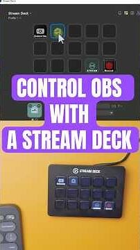 How to Control OBS with a Stream Deck #obstutorials #streamseck #streamdeck #viral