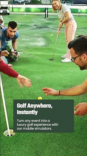 Mobile Golf Simulators for Event Entertainment