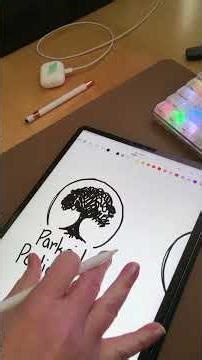 Logo Sketch in Progress | Parkside Pediatrics Logo Design