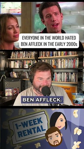 No actor was more despised in the 2000s than #benaffleck