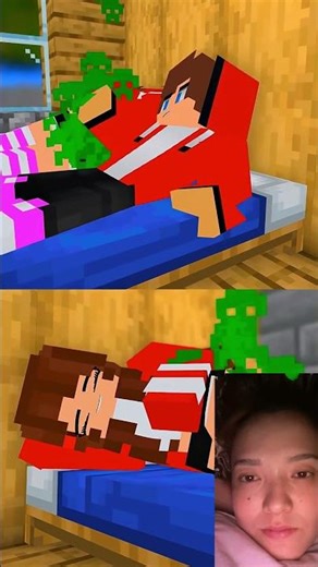 WHAT DID JJ DO?! 😱 Morning Surprise Gone Wrong! #minecraft #shorts