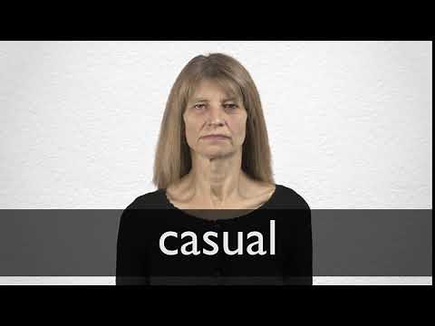 How to pronounce CASUAL in British English