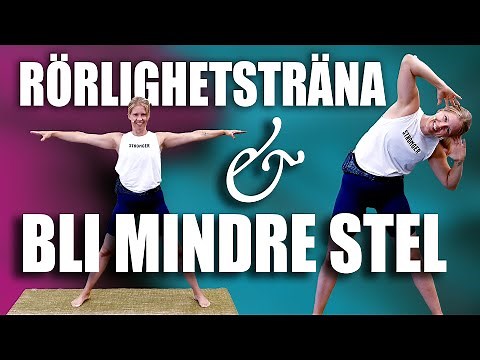 21 MINUTER rörlighet/stretch med stående och enkla övningar