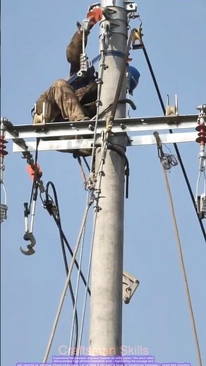 Power Worker: Pole-Mounted Installation Craft