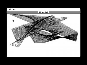 Apple Macintosh - Mind Over Mac - String Art (1984) Think Educational Software