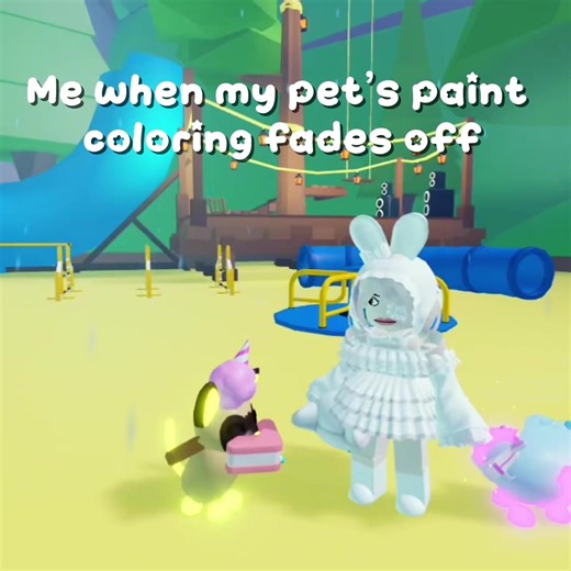 sometimes I forget to put the paint sealer and then it just comes off like oh… #adoptme #adm #fypシ゚viral #fyp #roblox