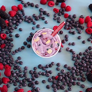 We're BERRY excited about our NEW Blizzard® of the Month: Harvest Berry Pie, made with real blackberries, raspberries, blueberries and pie pieces. It's only around for a limited time, so come in before the harvest ends! dqtexas.com/store-locator/ | Dairy Queen TX