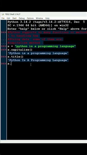 4 Essential Python STRING Methods Every Coder Needs #shorts
