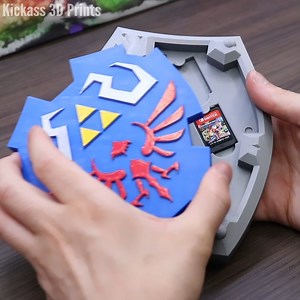 This Hylian Shield holds all your Switch games! | Kickass 3D Prints