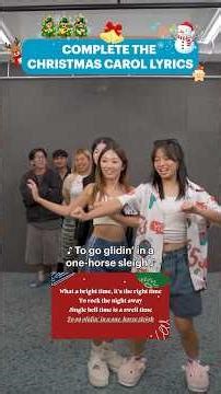 Complete The Christmas Carol Lyrics 🎅🌲☃️❄️🎁 #christmas #festivevibes