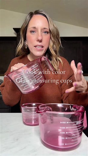 Colorful Glass Measuring Cups for Cooking Lovers