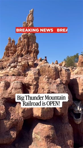 IT’S BACK! Big Thunder Mountain Railroad at Disneyland is FINALLY opened again as of November 2nd! Just in time for the holiday season! Share this to your Disney friends 🚂 ✨FOLLOW✨ @outsidemainstreet for more Disney content, Disney tips, and Disney finds! If a Disney vacation is something you’re hoping to add to your 2026 calendar, message me! As a Travel Advisor, I love helping families plan Disney vacations that meet all of their expectations! My services are complimentary, so take advantage 