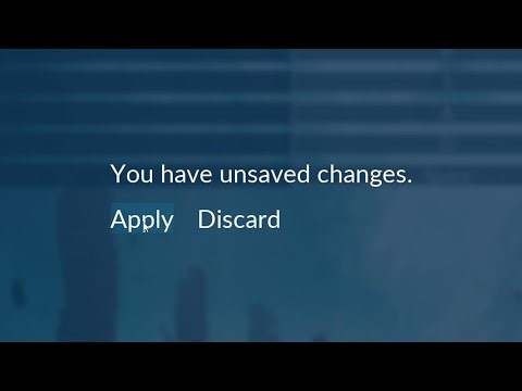 You have Unsaved Changes Warning - Unreal Common UI Menu System #24