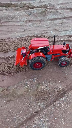 Testing Modern Tractor Rotavator | Homemade RC Kubota M9540