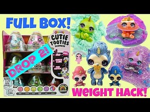 Poopsie Cutie Tooties Surprise Drop 2 Series 2 Full Box Weight Hacks Unboxing Rare Cuties Kids Toys