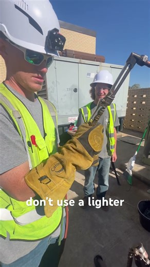 Use a Striker for a torch not a Lighter!