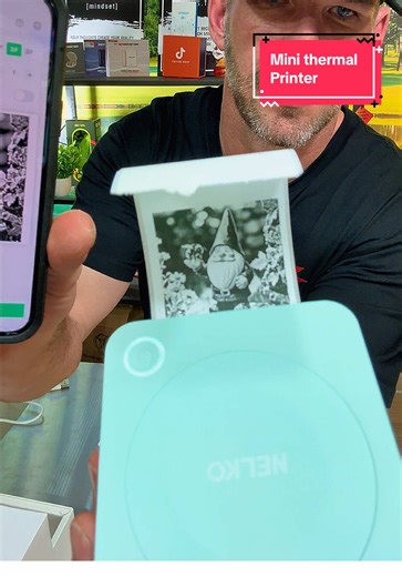 Mini Sticker Printer-2 Inch Bluetooth Thermal Pocket Printer, PM290 Inkless Portable Printer for Study Notes, Photos, Journals, Memos, Lists,Sticky Label, Christmas Birthday Gifts for Girls Boys, TikTokShopBlackFriday @Nelko #Printer #Thermal #Bluetooth #Mini #Fun