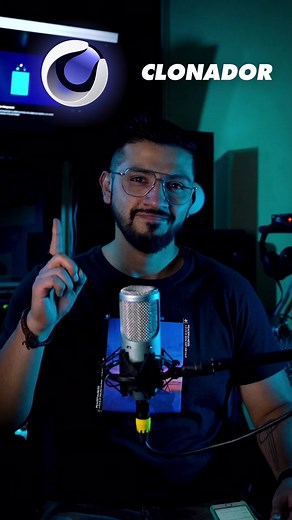 Cómo usar el clonador en Cinema 4D