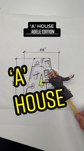 Alphabet House Design 'A' | Adele Edition