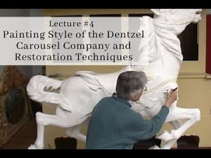Painting Style of the Dentzel Carousel and Restoration Techniques by Rosa Patton