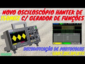 How to Decode Protocols on the New Hantek DSO2D15 150MHz Oscilloscope (includes review)!