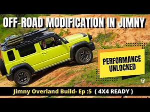 Off-Road Modification In Suzuki Jimny| 4x4 Ready Jimny in India| Performance Unlocked Modified Jimny
