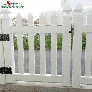 [Hot Item] UV Resistant White PVC Vinyl Picket Fence White Vinyl Privacy Fence Panels Plastic Garden Fences