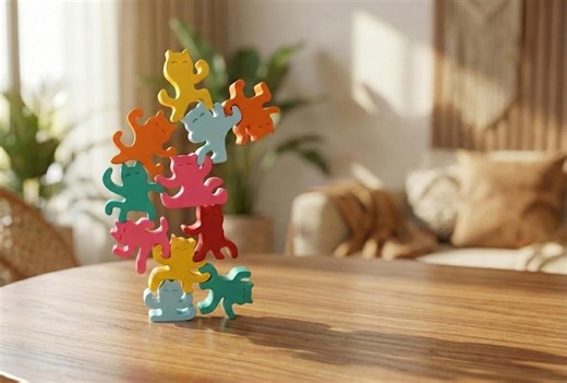 Cat Stacking Game STL File : Cute Balance Toy | Fun Balance Puzzle (digital Download) - Etsy