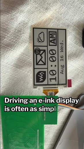 How to Make an E-Paper Display Driver #advice #arduino #electronics