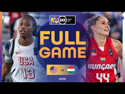 United States 🇺🇸 vs Hungary 🇭🇺 | Women | Pool Game | FIBA 3x3 World Cup 2026 | 3x3 Basketball