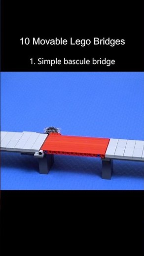 Movable Lego bridges #shorts