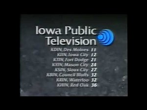 Iowa Public Television, Now Iowa PBS (PBS) Station ID 1990