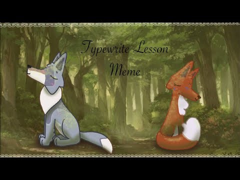 Typewrite Lesson animatic