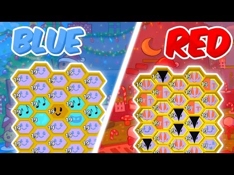 Switching to a RED HIVE | Bee Swarm Simulator Roblox