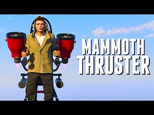 GTA 5 ONLINE NEW JETPACK "MAMMOTH THRUSTER" DLC VEHICLE GAMEPLAY & CUSTOMIZATION! (GTA 5 DLC)