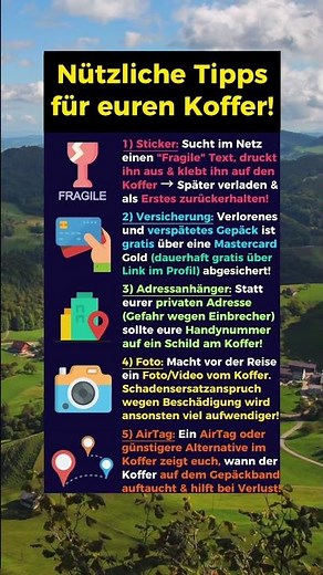 Die besten Tipps für euren Koffer!