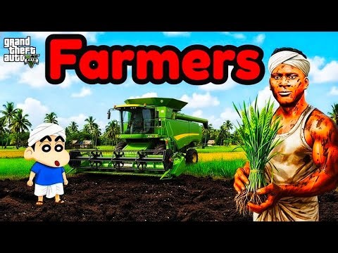 GTA 5 Tamil │ Shinchan & Franklin Become Farmers in Los Santos! 🌾