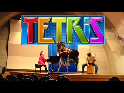 [Epic] A theme of TETRiS (Korobushka) (Korobeiniki) Russian folk song [game] [violin] [piano]