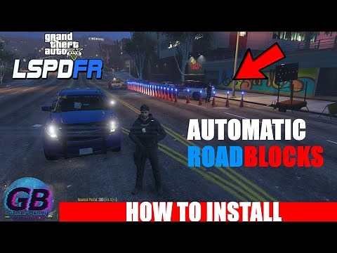 Automatic Roadblocks | LSPDFR Mod Showcase | @Gamerbenny711