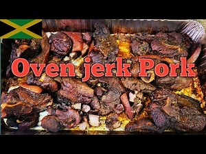Jerk pork in the oven
