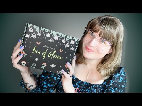 Box of Gloom 🥀🕷️ | Halloween Countdown Nail Art Box by Maniology | 2025