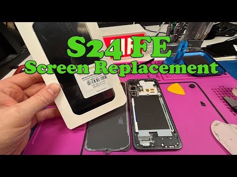 Samsung Galaxy S24 FE Screen Replacement | Refurbished Frame Swap Repair Guide