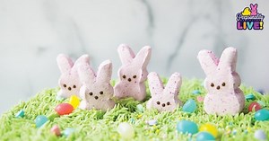 61K views · 242 reactions | Spring has officially sprung! See how Emily from The Hutch Oven makes this PEEPS Wild Berry Flavored Cookie Cake in this episode of PEEPSONALITY LIVE! ✨ | PEEPS | Facebook