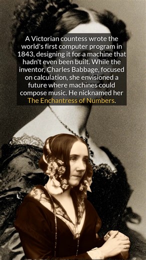 Meet the woman who wrote the worlds first computer program in the 1840s. | The History Page