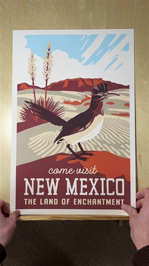 Designing a Travel Poster for New Mexico