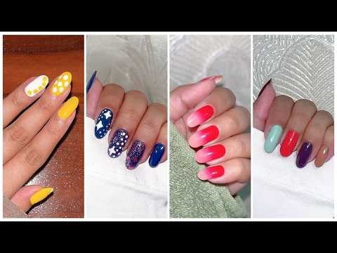 4 Aesthetic Nail Art Tutorials 💅 Step-by-Step Beginner Friendly
