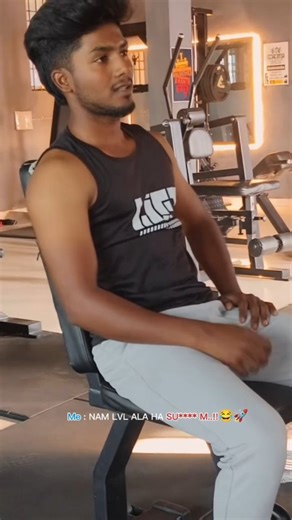 °° PAVÀÑ…__…À𝐂Ç𝐇𝐔 °°💥💫 on Instagram: "Nam lvl ala DUDE..!!😂📉 @PAVAN_.05__ . . . . #gym #brandcontent #stylish #instagramreels #trending"