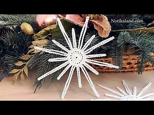CROCHET EASY Crochet Snowflake Pattern