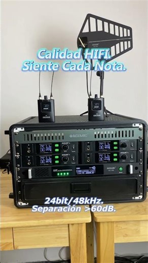 Sistema de monitoreo inalámbrico G5 con fidelidad sonora de nivel profesional