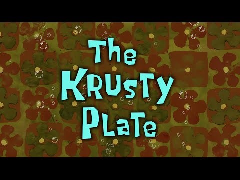 The Krusty Plate (title card remake, widescreen HD)